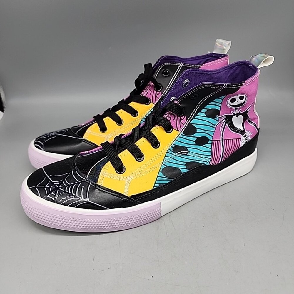 Disney The Nightmare Before Christmas Sneakers Womens High Top Shoes Size 11 New